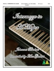 Intermezzo in A Major Handbell sheet music cover Thumbnail